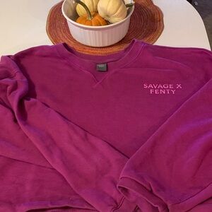Savage X Fenty Magenta Pullover